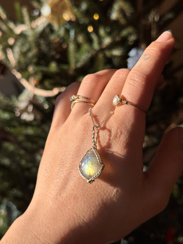 Labradorite in Sterling