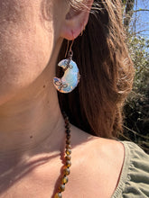 Load image into Gallery viewer, Fae Crescent Moon Earrings