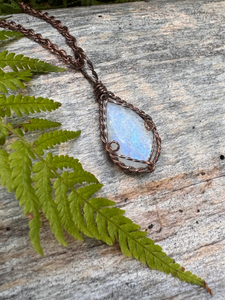 Icey Moonstone Theia Pendant