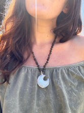Load image into Gallery viewer, Fae Crescent Moon ~ Sterling