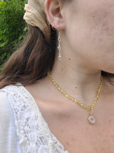 Load image into Gallery viewer, Herkimer Diamond Threader Earrings AND MORE~ Gold and Sterling