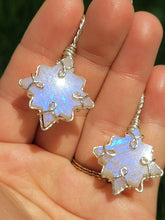 Load image into Gallery viewer, Star Eyed Sisters ~ Cut Moonstone in Sterling Silver