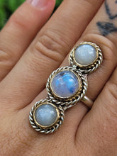 Load image into Gallery viewer, Moonstone and Labradorite Rings