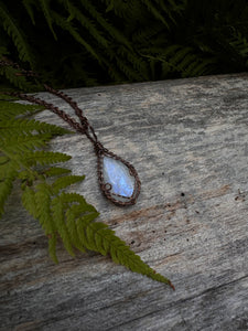 Icey Moonstone Theia Pendant