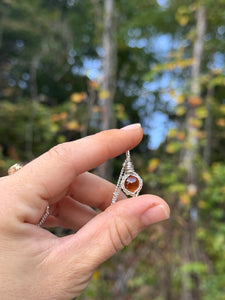 Holly Jolly Garnet mini in solid sterling