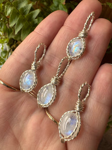 Moonstone Minis ~ fit Baltic Amber Chokers