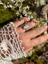 Load image into Gallery viewer, Misty Moonstone Ring size 6