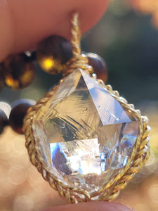 Merida ~ 14k Gold Herkimer Diamond
