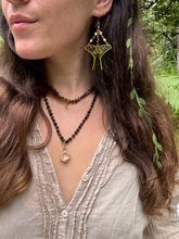 Load image into Gallery viewer, Moon Dazed Moth Earrings