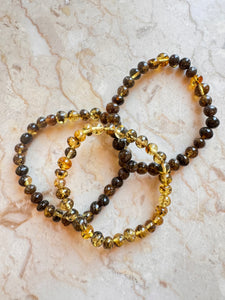 Baltic Amber Stretchy Bracelets