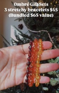 Baltic Amber Stretchy Bracelets