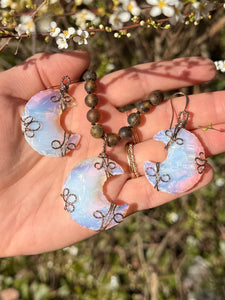 Fae Crescent Moon Earrings