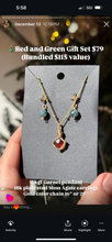 Load image into Gallery viewer, Little Green and Red Gold Gift Set SKYLAH PICKUP