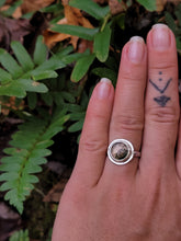 Load image into Gallery viewer, Moss Agate Ring ~ all sterling Size 6
