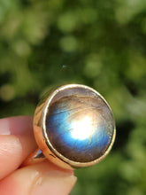 Load image into Gallery viewer, Stormy Labradorite Ring ~ size 6