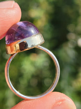 Load image into Gallery viewer, Amethyst Dublet Ring ~ size 7