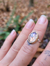 Load image into Gallery viewer, Faceted Dublet Ring ~ size 5.5
