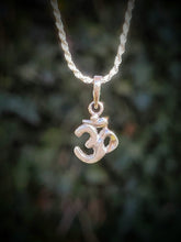Load image into Gallery viewer, Sterling Charm Necklace~ Om