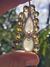 Load image into Gallery viewer, Freyja ~ Sterling Moonstone and Prehnite