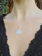 Load image into Gallery viewer, Sterling Charm Necklace~ Pentacle